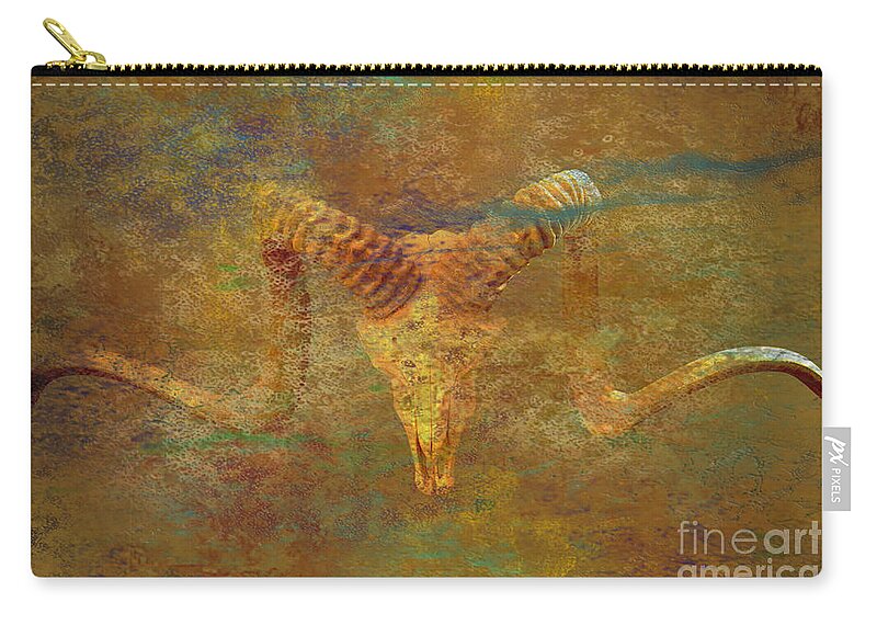 Ram Zip Pouch featuring the photograph Strong Medicine by Tim Hightower