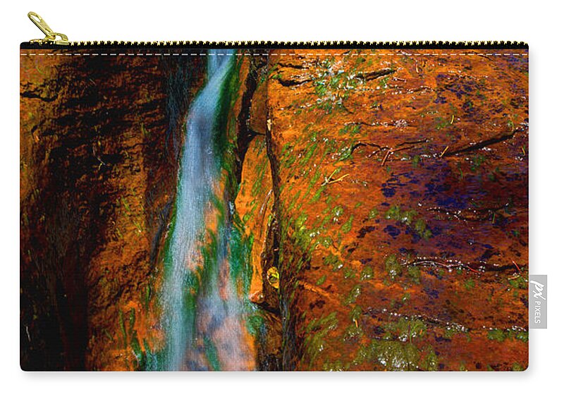 Outdoor Zip Pouch featuring the photograph Subway's Fault by Chad Dutson