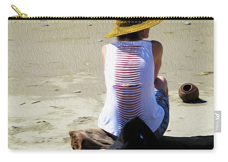 Costa Rica Zip Pouch featuring the photograph Suenos de Playa Hermosa by Joe Schofield