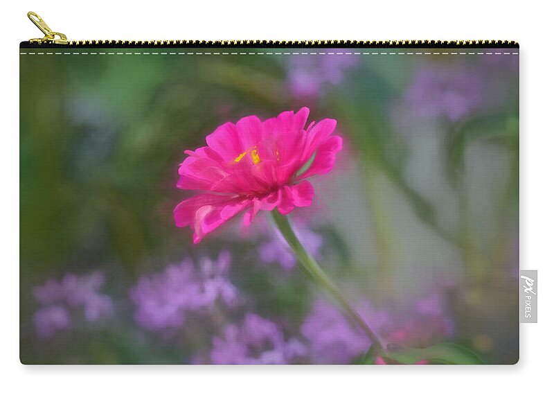 Zinnia Zip Pouch featuring the photograph Summer Afternoon Summer Afternoon by Kerri Farley
