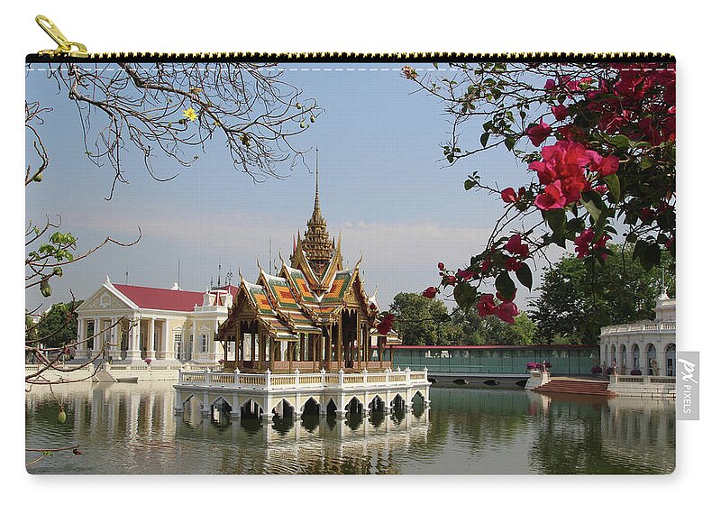 Summer Palace Zip Pouch featuring the photograph Summer Palace, Thailand by Aashish Vaidya