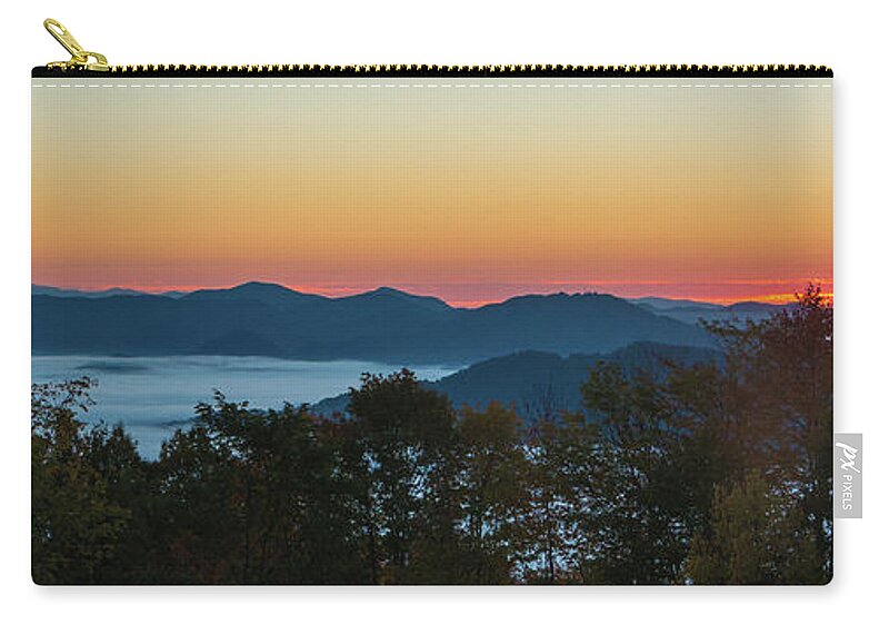 Dawn Zip Pouch featuring the photograph Summer Sunrise - Almost Dawn by D K Wall