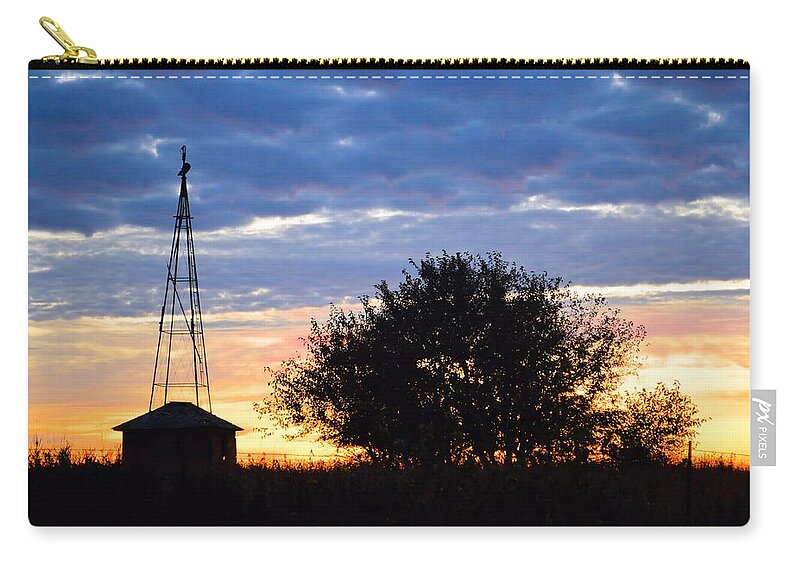Agriculture Zip Pouch featuring the photograph Summers Ending by Bonfire Photography