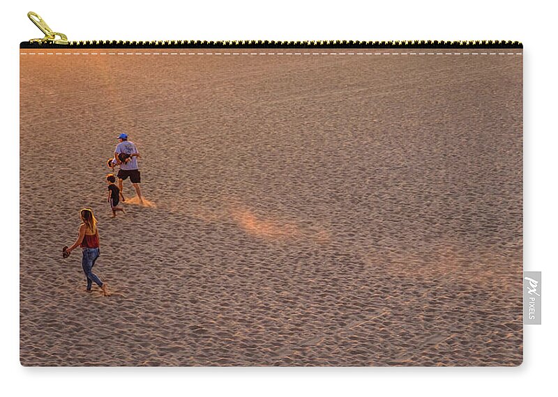 California Zip Pouch featuring the photograph Sun and Sand by Glenn DiPaola