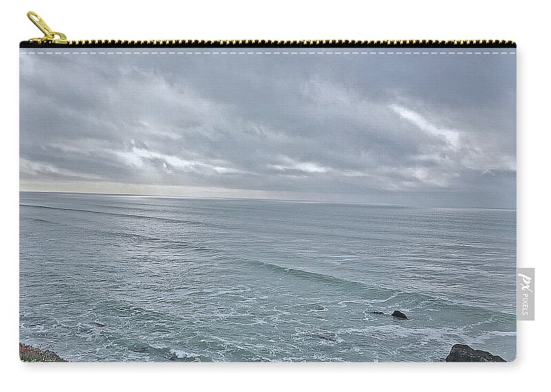 Ocean Carry-all Pouch featuring the photograph Along the North Coast by Joyce Creswell