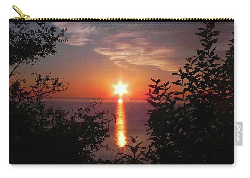 Sunrise Zip Pouch featuring the photograph Sun Shine As A Star by Kathleen Moroney