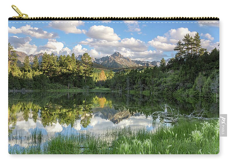 Landscape Zip Pouch featuring the photograph Sunday Afternoon by Angela Moyer