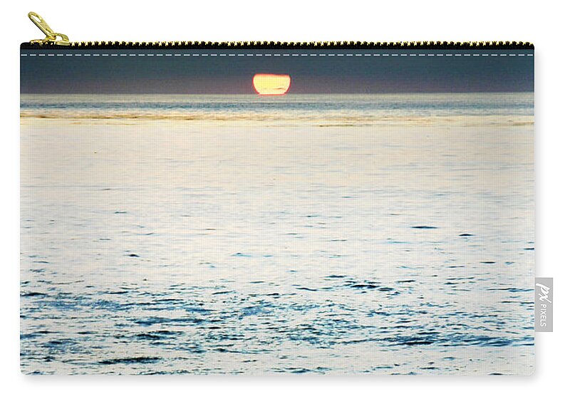 Sunset Zip Pouch featuring the photograph Sundown by Anthony Jones