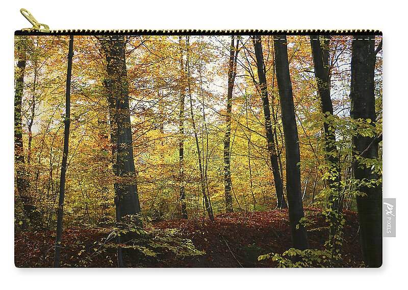 Photo Zip Pouch featuring the photograph Sunlit by Jutta Maria Pusl