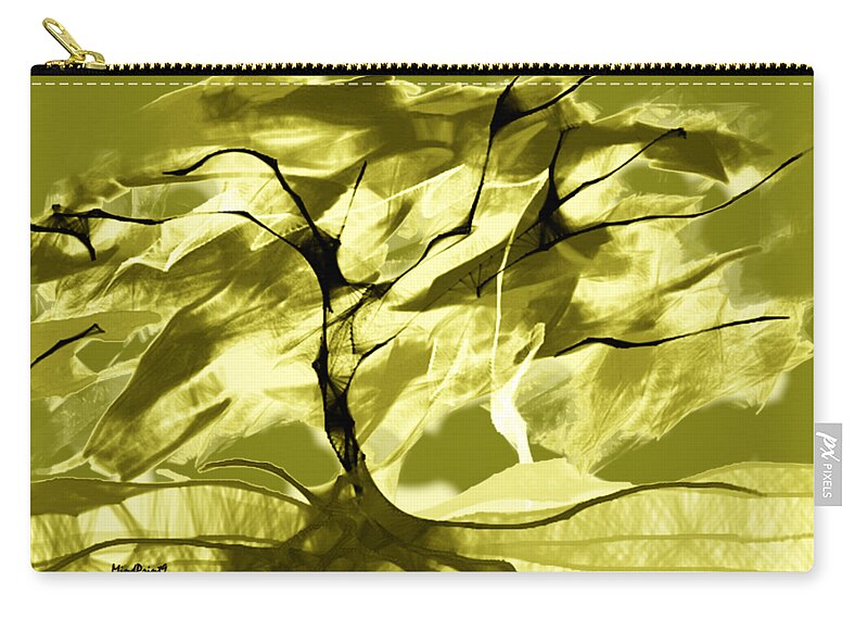 Landscape Zip Pouch featuring the digital art Sunny Day by Asok Mukhopadhyay