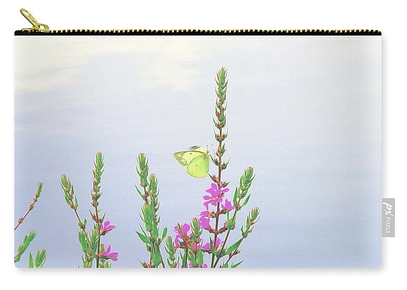 Butterfly Zip Pouch featuring the digital art Sunny Day by Cliff Wilson