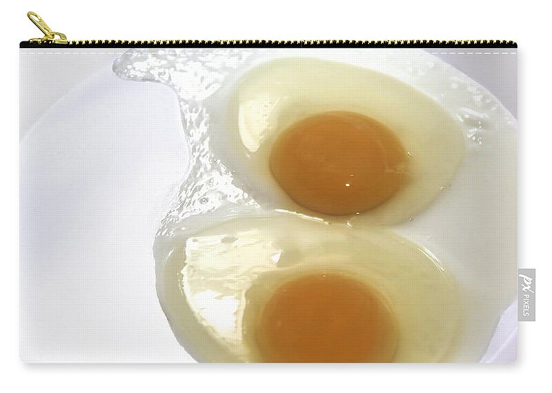 Eggs Zip Pouch featuring the photograph Sunny Side Up by Pat Cook