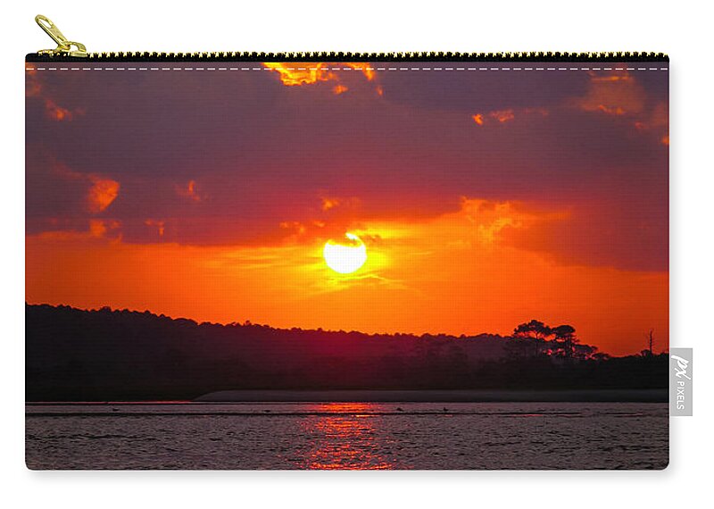 Sunrise Zip Pouch featuring the photograph Sunrise at the Point by David Smith
