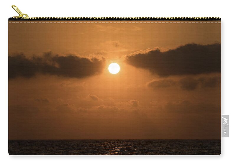 Florida Zip Pouch featuring the photograph Sunrise Cloud Break Delray Beach Florida by Lawrence S Richardson Jr