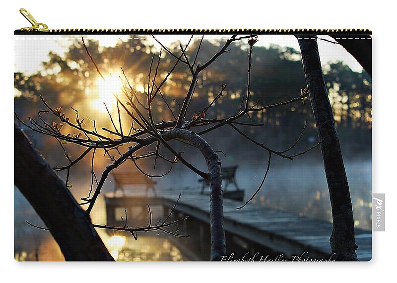  Zip Pouch featuring the photograph Sunrise by Elizabeth Harllee