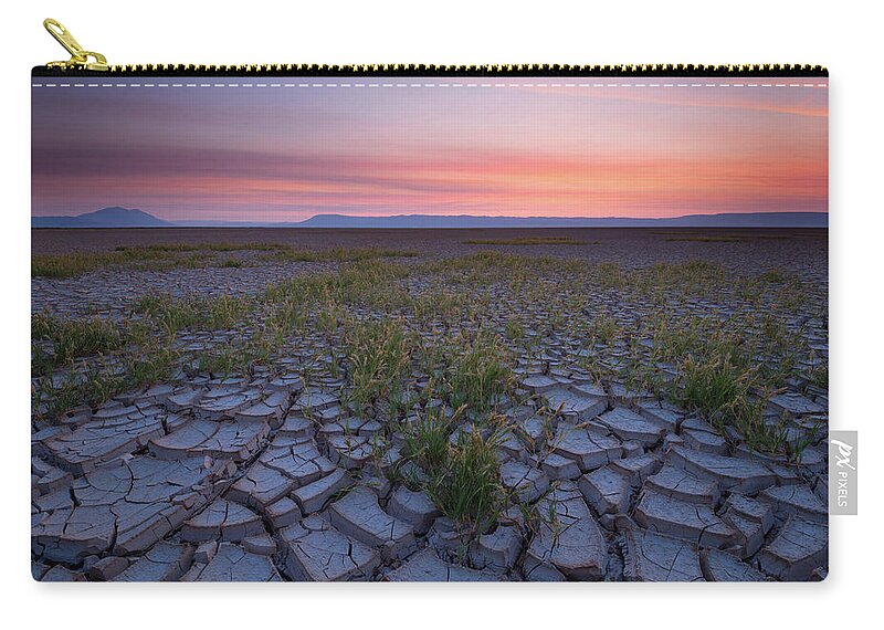 Landscape Carry-all Pouch featuring the photograph Sunrise on the Playa by Andrew Kumler