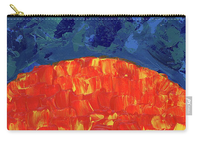 Sun Carry-all Pouch featuring the painting Sunrise Sunset 6 by Diane Thornton