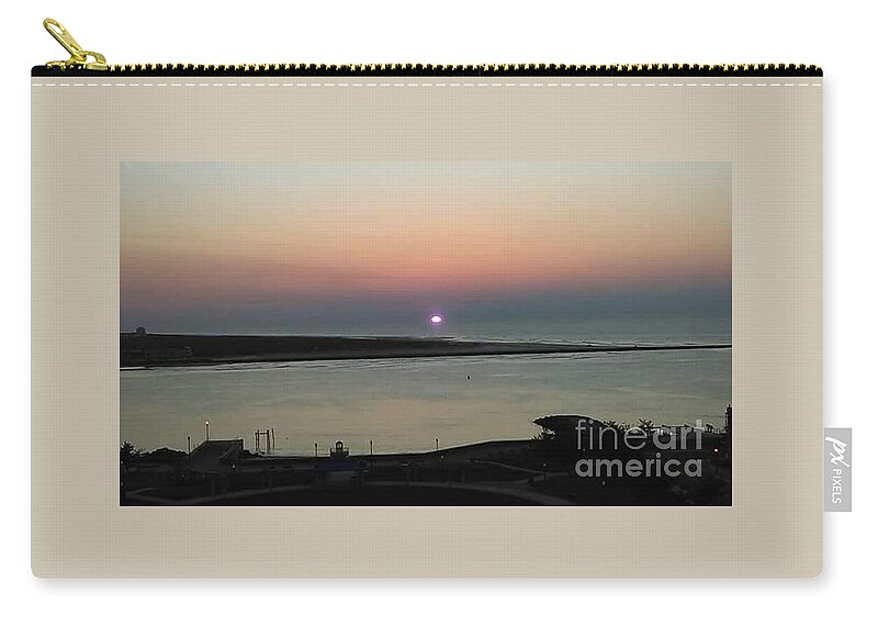 Beautiful Day Zip Pouch featuring the photograph Sunset 3 by Tyrone Hart