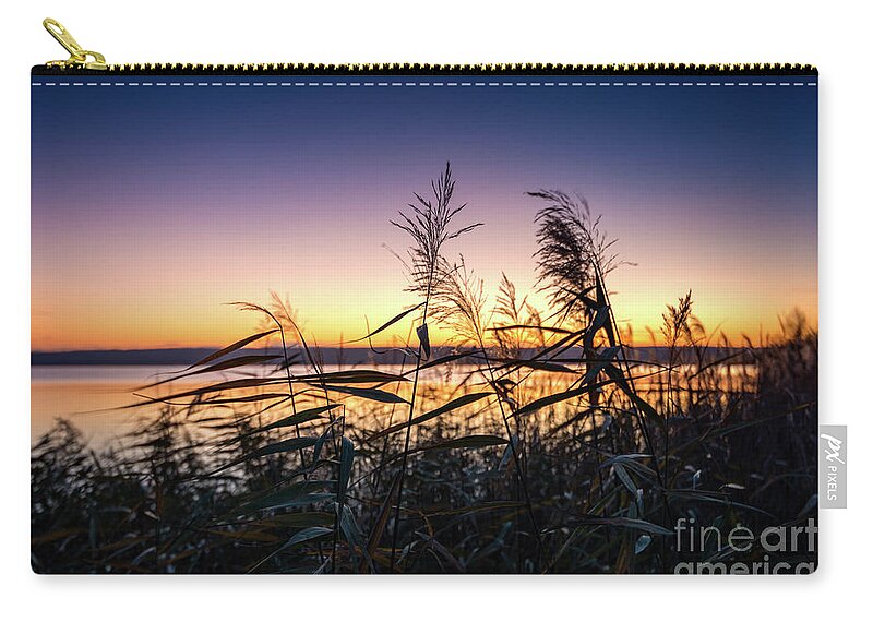 Ammersee Carry-all Pouch featuring the photograph Sunset Impression by Hannes Cmarits
