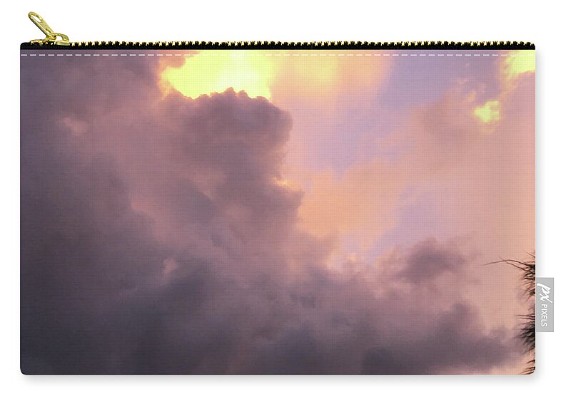 Sunset Zip Pouch featuring the photograph Sunset in Paradise #2 by Susan Grunin