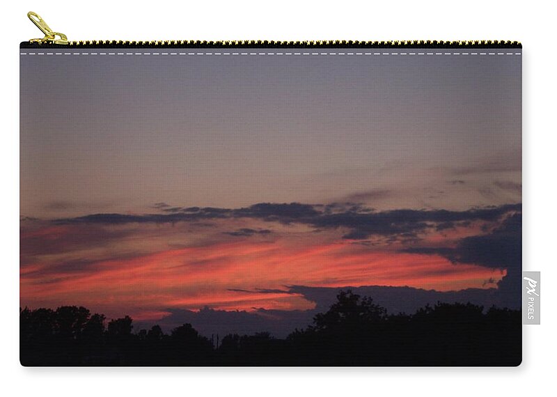 Sunset Zip Pouch featuring the photograph Sunset by Michelle Miron-Rebbe