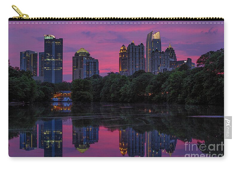 Dogwood Festival Carry-all Pouch featuring the photograph Sunset Over Midtown by Doug Sturgess