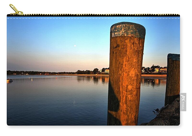 Cape Cod Zip Pouch featuring the photograph Sunshine on Onset Bay by Bruce Gannon
