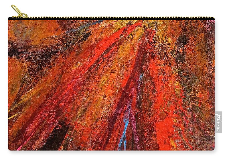 Abstract Carry-all Pouch featuring the painting Surge 2 by Barbara O'Toole