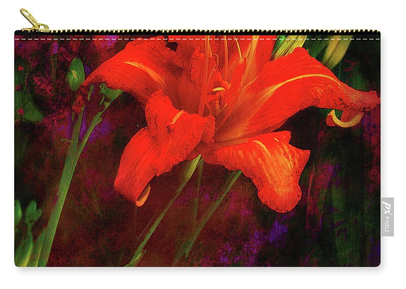 Flowers Zip Pouch featuring the photograph Surprise by John Anderson
