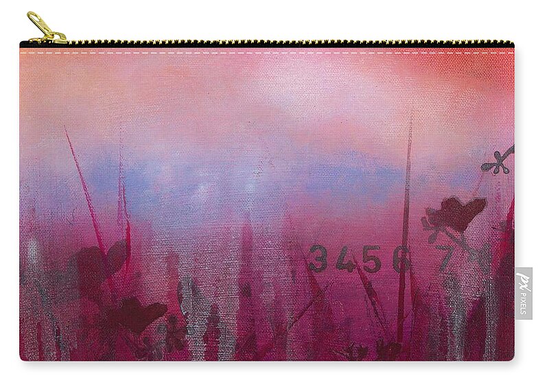 Acrylic Carry-all Pouch featuring the painting Sweet Sincere by Brenda O'Quin