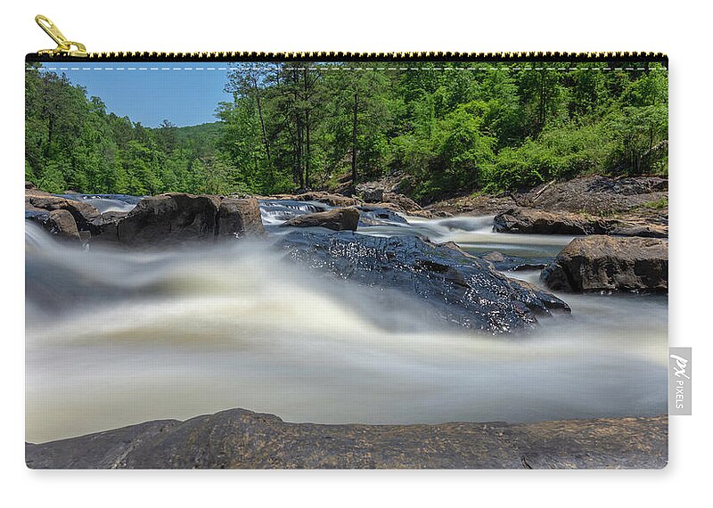 Creek Zip Pouch featuring the photograph Sweetwater Creek Long Exposure by Keith Smith