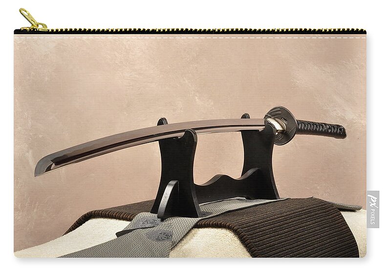 Sword Zip Pouch featuring the photograph Sword by Jackie Russo