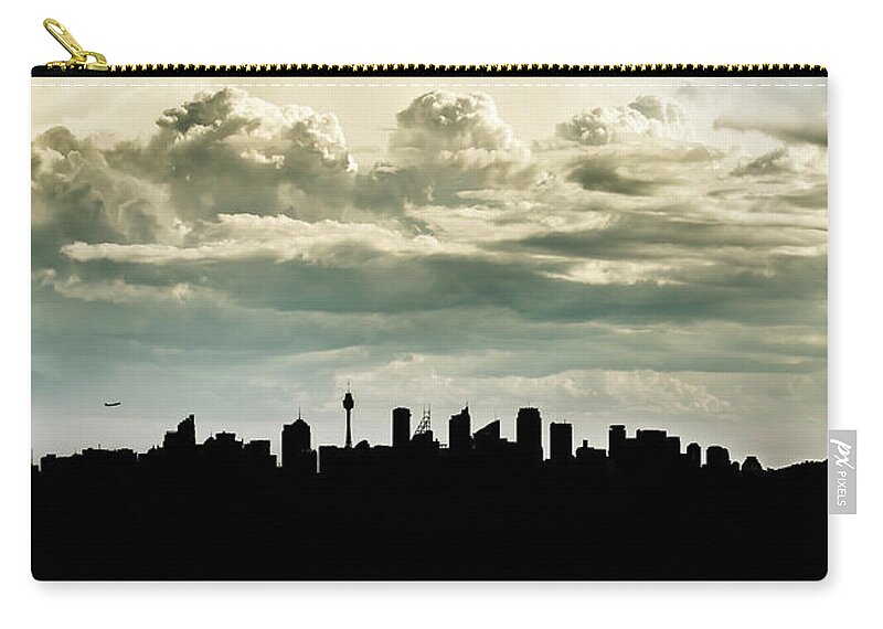 Sydney Zip Pouch featuring the photograph Sydney Skyline by Chris Cousins