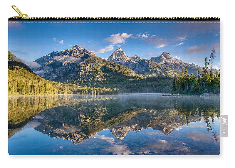Taggart Lake Carry-all Pouch featuring the photograph Taggart Lake by Adam Mateo Fierro
