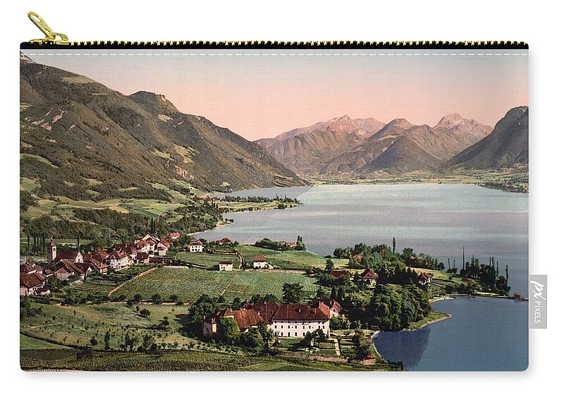 Annecy Zip Pouch featuring the photograph Talloires Annecy - France by International Images