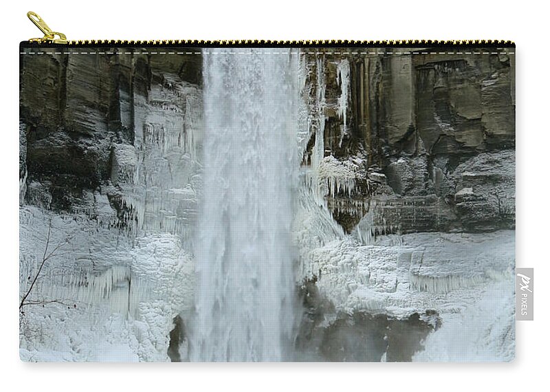 Taughannock Zip Pouch featuring the photograph Taughannock Falls by Azthet Photography