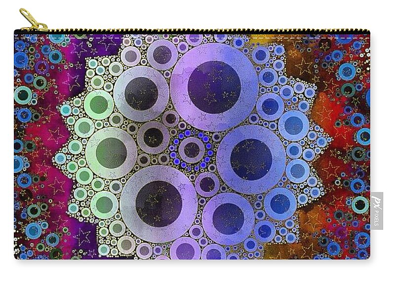 Evolution Zip Pouch featuring the photograph Tautological Fractals Series by Nick Heap
