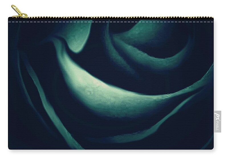 Abstract Zip Pouch featuring the photograph Tears That Fall by The Art Of Marilyn Ridoutt-Greene