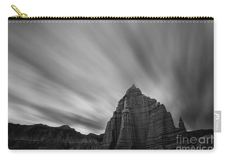 Temple Of The Sun Zip Pouch featuring the photograph Temple of the Sun by Keith Kapple