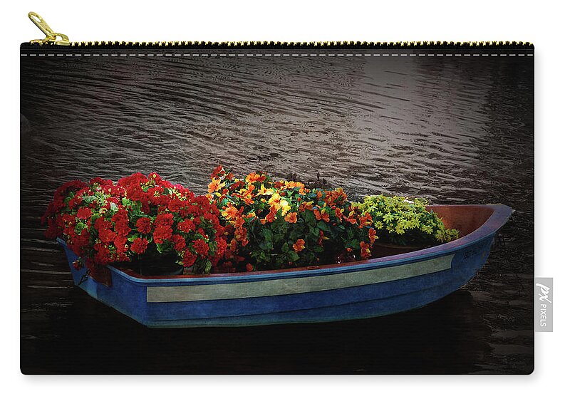 Boat Zip Pouch featuring the photograph Texture Drama Boat Parade by Aimee L Maher ALM GALLERY