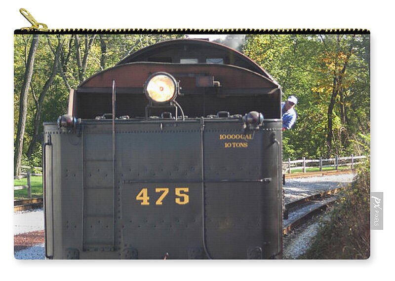 475 Train Zip Pouch featuring the photograph The 475 by Living Color Photography Lorraine Lynch