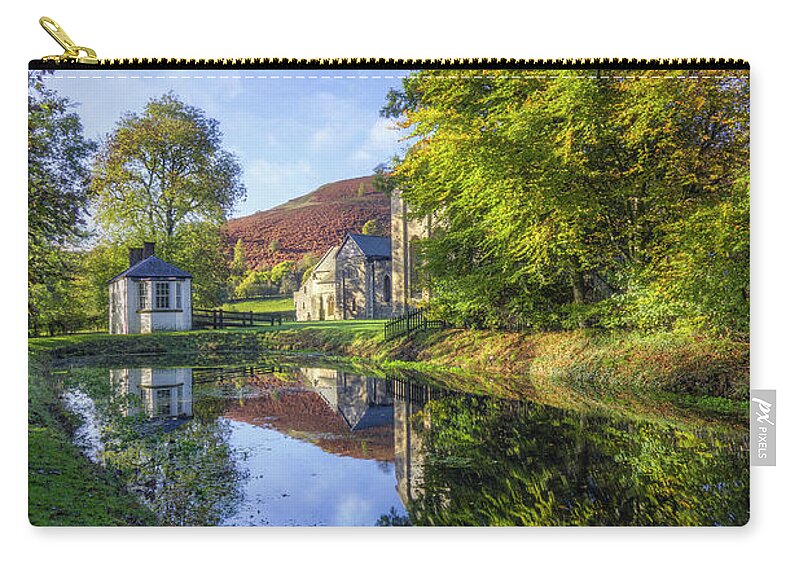 Pond Zip Pouch featuring the photograph The Autumn Pond by Ian Mitchell