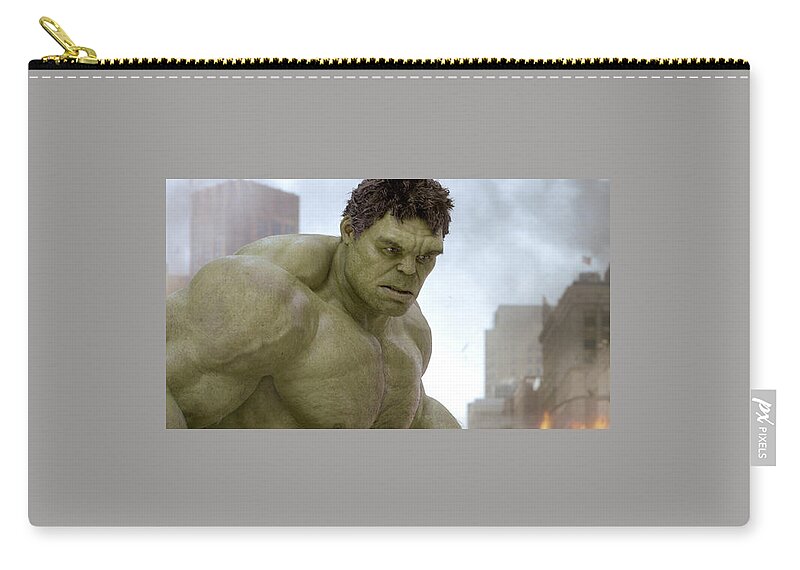 The Avengers Zip Pouch featuring the photograph The Avengers by Jackie Russo