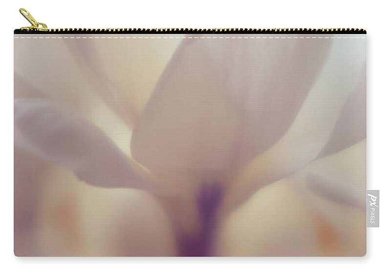 Flora Zip Pouch featuring the photograph The Beauty of the Crocus by Jill Greenaway