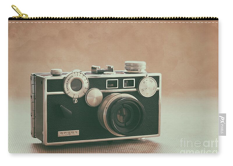 Vintage Zip Pouch featuring the photograph The Brick by Ana V Ramirez