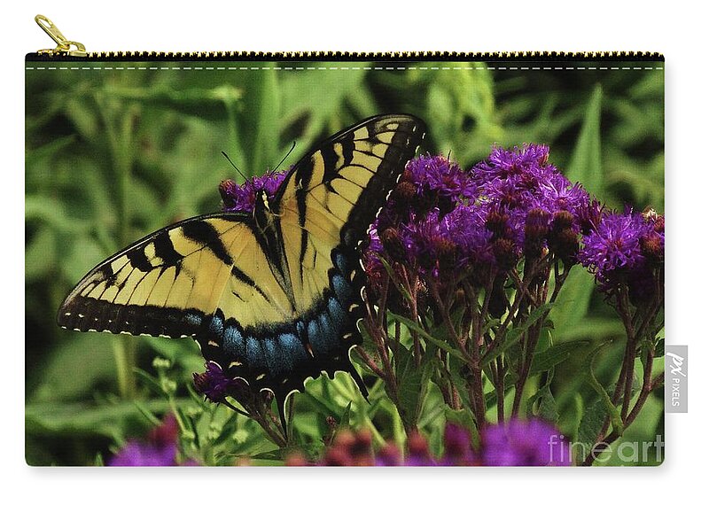 Butterfly Prints Zip Pouch featuring the photograph The Butterfly Buffet by J L Zarek