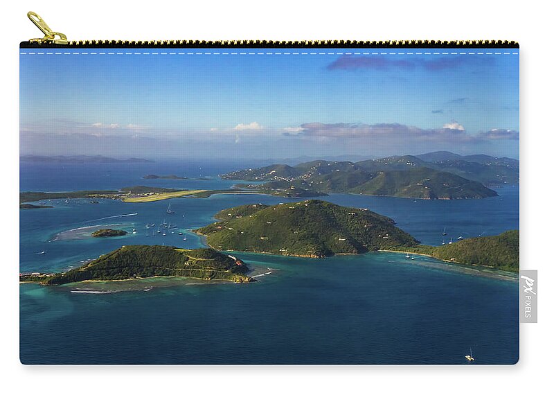 Pristine Zip Pouch featuring the photograph The BVI by Amanda Jones