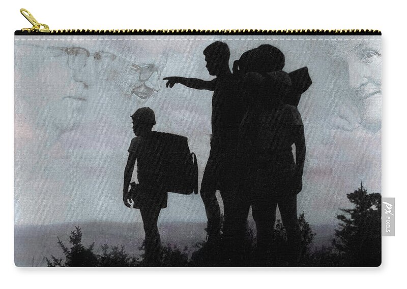 Call Zip Pouch featuring the photograph The Call Centennial Cover Image by Wayne King