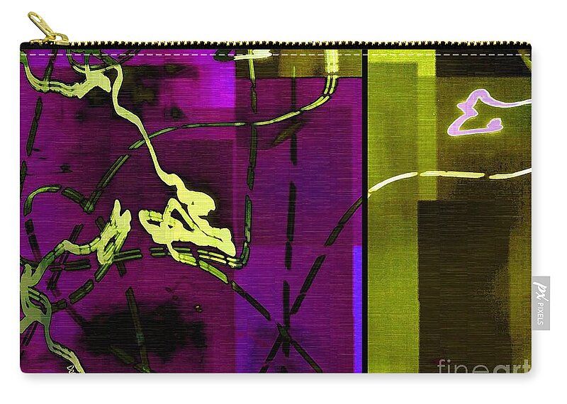 Hawaii Zip Pouch featuring the digital art The Chase Begins by Dorlea Ho