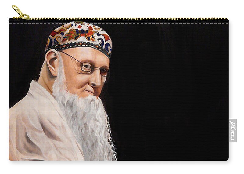 Cleric Carry-all Pouch featuring the painting The Cleric by Vic Ritchey